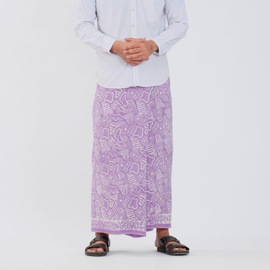 Sarung Batik Cap Pastel Monokrom Rayon Surya Teja SPM-8