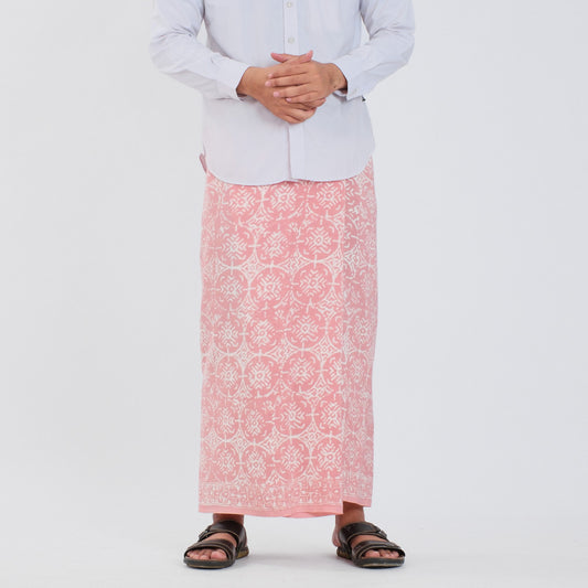 Sarung Batik Cap Pastel Monokrom Rayon Surya Teja SPM-4