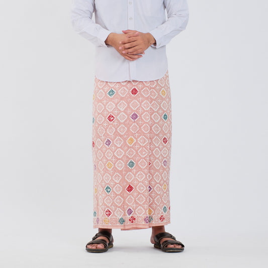 Sarung Batik Cap Pastel Colet Rayon Surya Teja SPC-12