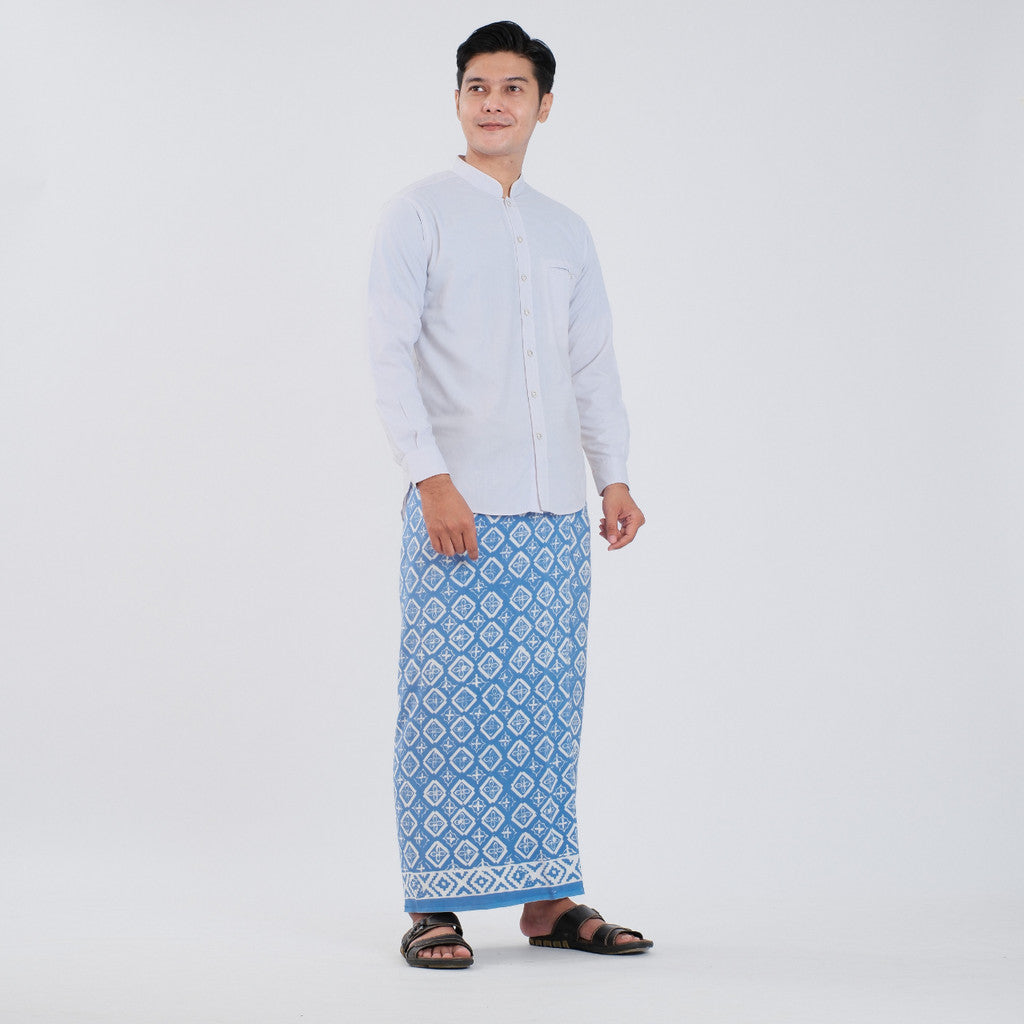 Sarung Batik Cap Pastel Monokrom Rayon Surya Teja SPM-14