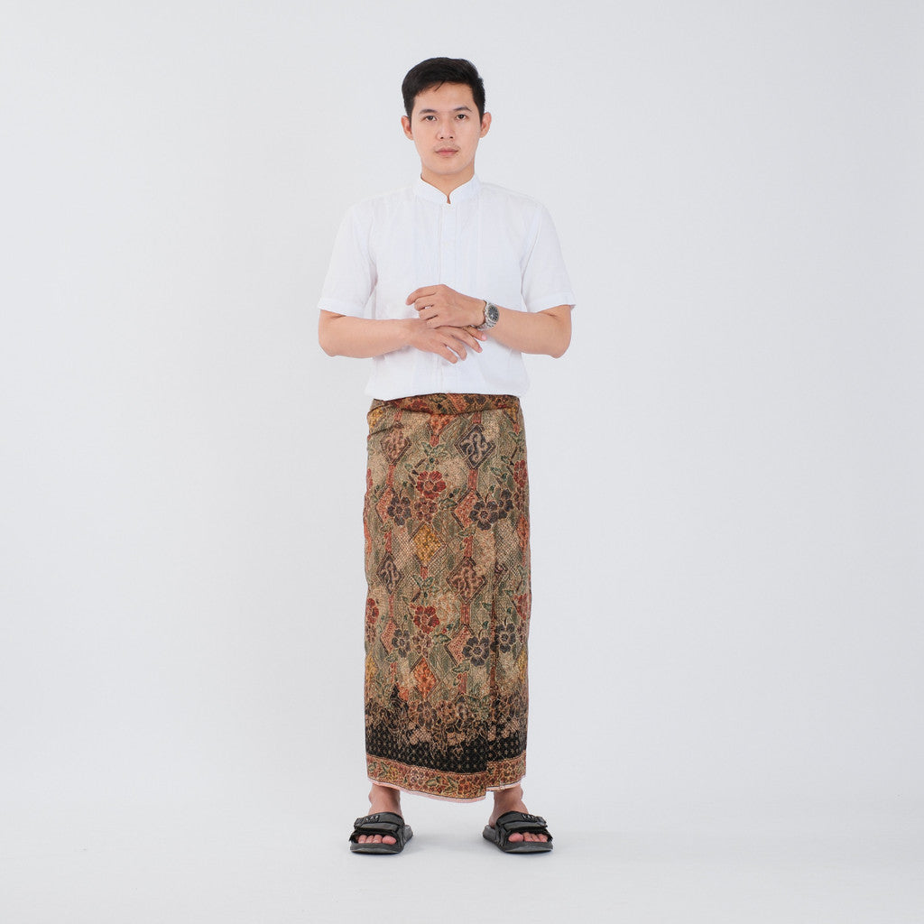 Sarung Batik Tulis Asli Pekalongan Katun Premium Surya Teja Pria Dewasa SBT-11