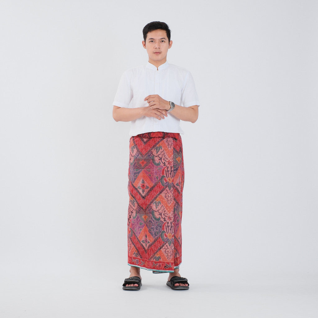 Sarung Batik Tulis Asli Pekalongan Katun Premium Surya Teja Pria Dewasa SBT-8