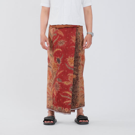 Sarung Batik Tulis Asli Pekalongan Katun Premium Surya Teja Pria Dewasa SBT-5