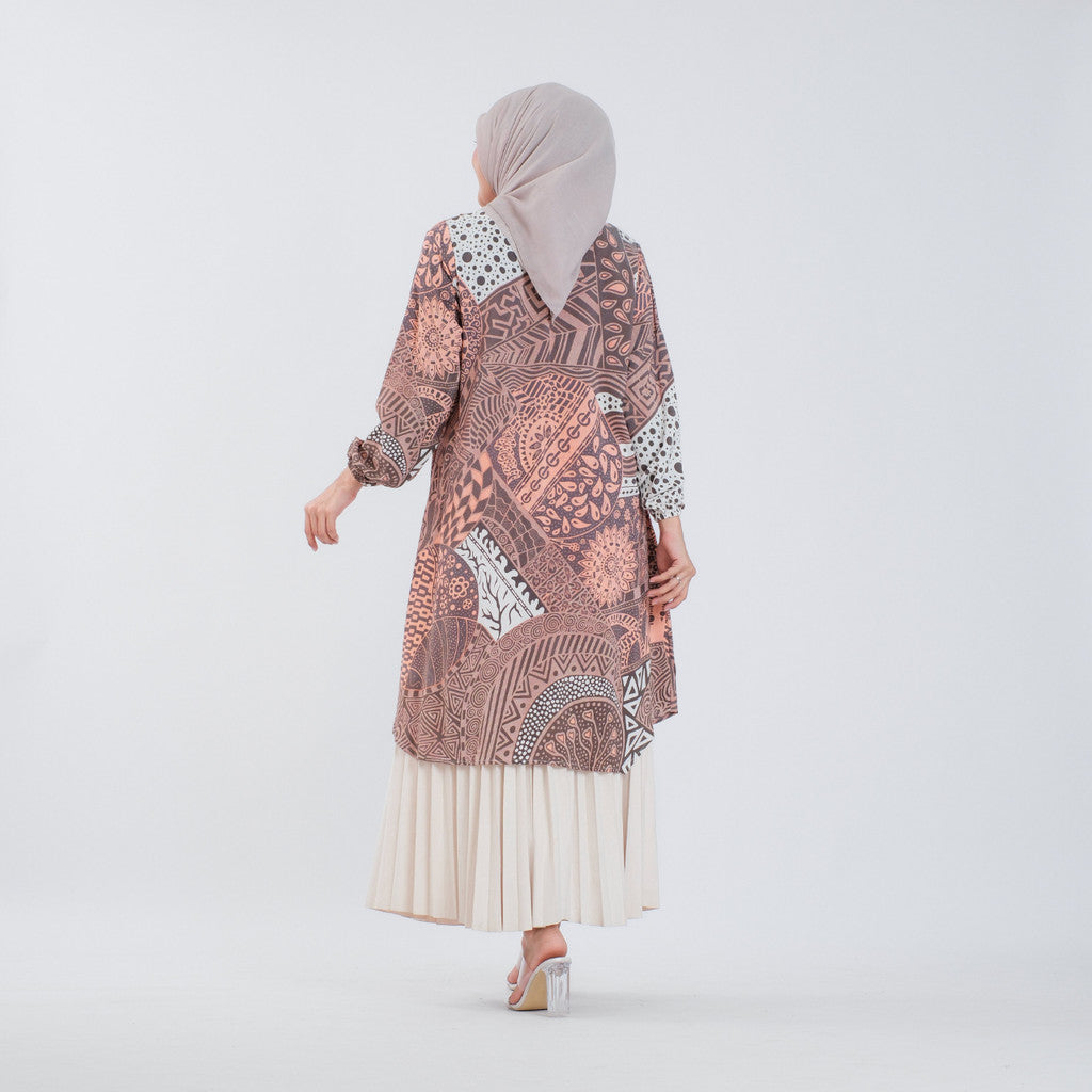 Atasan Batik Wanita Tunik Rayon Surya Teja Pekalongan TS-2